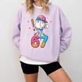 Baseball Drip Number 67 Six Seven Meme Ice Cream Dripping Comfort Colors Sweatshirt Crimson