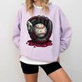 Baseball Drip Team For Boys And Girls Ice Cream Cool Premium Tri-Blend Comfort Colors Sweatshirt Crimson