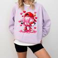 Baseball Drip Valentine Sports Vday Ice Cream Drip Heart Comfort Colors Sweatshirt Crimson Baseball Drip Valentine Sports Vday Ice Cream Drip Heart Comfort Colors Sweatshirt Crimson