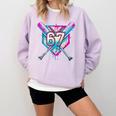Baseball Dripping 67 Home Plate Six Seven Boy Kids Sports Comfort Colors Sweatshirt Crimson Baseball Dripping 67 Home Plate Six Seven Boy Kids Sports Comfort Colors Sweatshirt Crimson