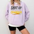 Baseball Fan Shut Up I'm Doing Game Changer Premium Tri-Blend Comfort Colors Sweatshirt Crimson Baseball Fan Shut Up I'm Doing Game Changer Premium Tri-Blend Comfort Colors Sweatshirt Crimson