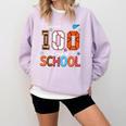 Baseball Football Basketball I Survived 100 Days Of School Comfort Colors Sweatshirt Crimson Baseball Football Basketball I Survived 100 Days Of School Comfort Colors Sweatshirt Crimson