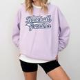 Baseball Grandma Graphic Comfort Colors Sweatshirt Crimson Baseball Grandma Graphic Comfort Colors Sweatshirt Crimson