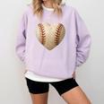 Baseball Heart Shape Valentines Day Love Boys Kids Men Comfort Colors Sweatshirt Crimson Baseball Heart Shape Valentines Day Love Boys Kids Men Comfort Colors Sweatshirt Crimson