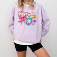 Baseball Ice Cream Drip Coquette Women Girls Mom Mama Comfort Colors Sweatshirt Crimson Baseball Ice Cream Drip Coquette Women Girls Mom Mama Comfort Colors Sweatshirt Crimson