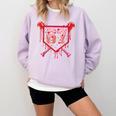 Baseball Ice Cream Drip Number 67 Meme Valentine Couple Love Comfort Colors Sweatshirt Crimson Baseball Ice Cream Drip Number 67 Meme Valentine Couple Love Comfort Colors Sweatshirt Crimson