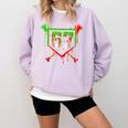 Baseball Ice Cream Drip Number 67 Player 6 7 Christmas Pjs Comfort Colors Sweatshirt Crimson Baseball Ice Cream Drip Number 67 Player 6 7 Christmas Pjs Comfort Colors Sweatshirt Crimson