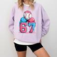 Baseball Ice Cream Drip Six Seven Gen Alpha Meme 67 Comfort Colors Sweatshirt Crimson Baseball Ice Cream Drip Six Seven Gen Alpha Meme 67 Comfort Colors Sweatshirt Crimson