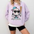 Baseball Ice Cream Drip Sports Boys Kids Youth Men Comfort Colors Sweatshirt Crimson Baseball Ice Cream Drip Sports Boys Kids Youth Men Comfort Colors Sweatshirt Crimson