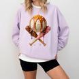 Baseball Ice Cream Drip Style Melting Ice Cream Youth Teen Comfort Colors Sweatshirt Crimson Baseball Ice Cream Drip Style Melting Ice Cream Youth Teen Comfort Colors Sweatshirt Crimson