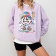 Baseball Mascot Attitude Graffiti Splash Bat Cap Comfort Colors Sweatshirt Crimson Baseball Mascot Attitude Graffiti Splash Bat Cap Comfort Colors Sweatshirt Crimson