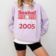 Baseball Mom Since 2005 Comfort Colors Sweatshirt Crimson Baseball Mom Since 2005 Comfort Colors Sweatshirt Crimson