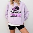 Baseball Mom Club Cool Comfort Colors Sweatshirt Crimson