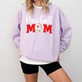 Baseball Mom Cute Letter Print Women Cute Mother's Day Comfort Colors Sweatshirt Crimson Baseball Mom Cute Letter Print Women Cute Mother's Day Comfort Colors Sweatshirt Crimson