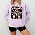 Baseball Mom Dog Mother's In My Baseball Mom Era Comfort Colors Sweatshirt Crimson Baseball Mom Dog Mother's In My Baseball Mom Era Comfort Colors Sweatshirt Crimson