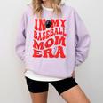 In My Baseball Mom Era Red Comfort Colors Sweatshirt Crimson In My Baseball Mom Era Red Comfort Colors Sweatshirt Crimson