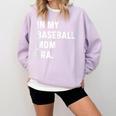 In My Baseball Mom Era Son Baseball Player Pitcher Catcher Comfort Colors Sweatshirt Crimson In My Baseball Mom Era Son Baseball Player Pitcher Catcher Comfort Colors Sweatshirt Crimson