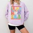 In My Baseball Mom Era Tee Bunny Ears Rabbit Baseball Comfort Colors Sweatshirt Crimson