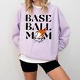 Baseball Mom Game Day Game Day Comfort Colors Sweatshirt Crimson