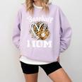 Baseball Mom Leopard Heart Matching Family Comfort Colors Sweatshirt Crimson Baseball Mom Leopard Heart Matching Family Comfort Colors Sweatshirt Crimson