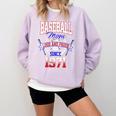 Baseball Mom Loud & Proud Since 1971 Comfort Colors Sweatshirt Crimson Baseball Mom Loud & Proud Since 1971 Comfort Colors Sweatshirt Crimson
