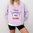 Baseball Mom Loud & Proud Since 1980 Raglan Baseball Tee Comfort Colors Sweatshirt Crimson Baseball Mom Loud & Proud Since 1980 Raglan Baseball Tee Comfort Colors Sweatshirt Crimson