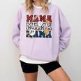 Baseball Mom Baseball Mama Game Day School Sport Comfort Colors Sweatshirt Crimson Baseball Mom Baseball Mama Game Day School Sport Comfort Colors Sweatshirt Crimson