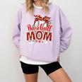 Baseball Mom Mama Mother's Day Leopard Sport Mom Mama Comfort Colors Sweatshirt Crimson Baseball Mom Mama Mother's Day Leopard Sport Mom Mama Comfort Colors Sweatshirt Crimson