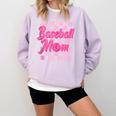Baseball Mom And Pink Grid Sports Mother Mama Player Comfort Colors Sweatshirt Crimson Baseball Mom And Pink Grid Sports Mother Mama Player Comfort Colors Sweatshirt Crimson