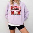 Baseball Mom Sports Red Comfort Colors Sweatshirt Crimson Baseball Mom Sports Red Comfort Colors Sweatshirt Crimson