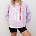 Baseball MOM USA American Flag Patriotic Mama Mother's Day For Women Kids Men Comfort Colors Sweatshirt Crimson Baseball MOM USA American Flag Patriotic Mama Mother's Day For Women Kids Men Comfort Colors Sweatshirt Crimson