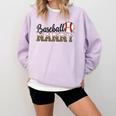 Baseball Nanny Women BallPark Nanny Baseball Mom Comfort Colors Sweatshirt Crimson Baseball Nanny Women BallPark Nanny Baseball Mom Comfort Colors Sweatshirt Crimson