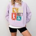 Baseball Player Collage Men Kids Coach Youth Boys Comfort Colors Sweatshirt Crimson