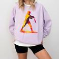 Baseball Player Comfort Colors Sweatshirt Crimson Baseball Player Comfort Colors Sweatshirt Crimson