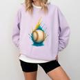 Baseball Splash Team Player For Kids Men Women Comfort Colors Sweatshirt Crimson Baseball Splash Team Player For Kids Men Women Comfort Colors Sweatshirt Crimson