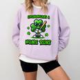 Baseball St Patrick's Day Irish Shamrock Trendy Comfort Colors Sweatshirt Crimson Baseball St Patrick's Day Irish Shamrock Trendy Comfort Colors Sweatshirt Crimson