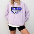 Blue Panther Baseball Home Plate Game Day Mascot Panther Comfort Colors Sweatshirt Crimson Blue Panther Baseball Home Plate Game Day Mascot Panther Comfort Colors Sweatshirt Crimson