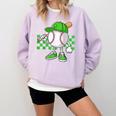 Boys St Patricks Day Baseball Player Pitcher Coach Kids Comfort Colors Sweatshirt Crimson Boys St Patricks Day Baseball Player Pitcher Coach Kids Comfort Colors Sweatshirt Crimson