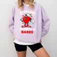 Boys Valentines Baseball Drip Icecream Stealing Hearts Kids Comfort Colors Sweatshirt Crimson Boys Valentines Baseball Drip Icecream Stealing Hearts Kids Comfort Colors Sweatshirt Crimson