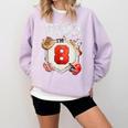 Bruh I'm 8 Baseball 8th Birthday Sports 8 Year Old Boy Comfort Colors Sweatshirt Crimson Bruh I'm 8 Baseball 8th Birthday Sports 8 Year Old Boy Comfort Colors Sweatshirt Crimson