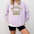 Bucket Dad Softball Dad Baseball Player Dad Comfort Colors Sweatshirt Crimson Bucket Dad Softball Dad Baseball Player Dad Comfort Colors Sweatshirt Crimson