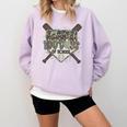Camo 100 Days Of School Baseball Home Plate Drip Boy Kids Comfort Colors Sweatshirt Crimson