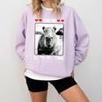 Capybara Love Valentines Day Cute Animal Hearts Raglan Baseball Tee Comfort Colors Sweatshirt Crimson