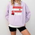 Cards Collector Baseball Cards Are My Retirement Plan Comfort Colors Sweatshirt Crimson