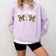 Catcher Mom Baseball Mom Leopard Game Day Comfort Colors Sweatshirt Crimson Catcher Mom Baseball Mom Leopard Game Day Comfort Colors Sweatshirt Crimson