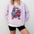 Christmas Baseball Santa Game Day Xmas Boys Kids Men Comfort Colors Sweatshirt Crimson Christmas Baseball Santa Game Day Xmas Boys Kids Men Comfort Colors Sweatshirt Crimson