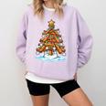 Christmas Baseball Tree Lights Xmas Comfort Colors Sweatshirt Crimson Christmas Baseball Tree Lights Xmas Comfort Colors Sweatshirt Crimson