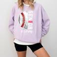 Class Of 2025 Senior 2025 Baseball Mom 2025 Comfort Colors Sweatshirt Crimson Class Of 2025 Senior 2025 Baseball Mom 2025 Comfort Colors Sweatshirt Crimson