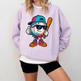 Cool Baseball Drip For Boys Ice Cream Drip Baseball Kids Comfort Colors Sweatshirt Crimson Cool Baseball Drip For Boys Ice Cream Drip Baseball Kids Comfort Colors Sweatshirt Crimson