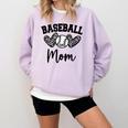 Custom Baseball Mom Number 24 Heart For Mom Comfort Colors Sweatshirt Crimson Custom Baseball Mom Number 24 Heart For Mom Comfort Colors Sweatshirt Crimson